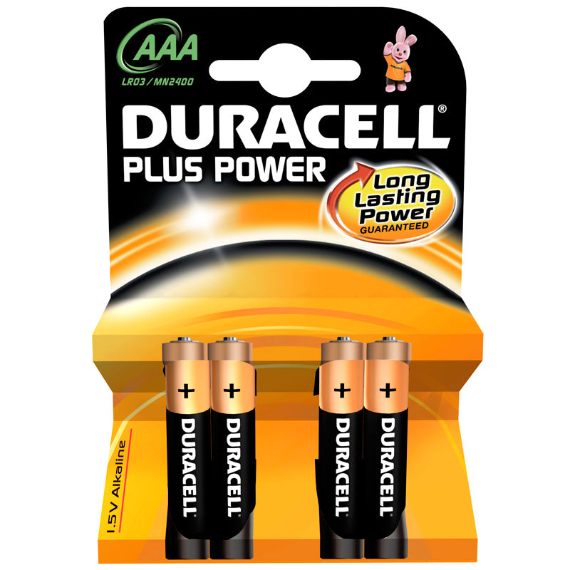 Duracell Batteri Plus 1,5V AAA LR03 4PK