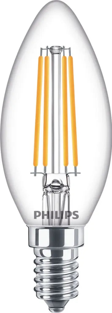 Philips LED E14 6,5W, Erstatter 60W - 2700 Kelvin