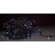 Kold hvid LED julelyskæde - 240 LED, IP44 udendørs, 230V