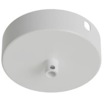 Calex metal loftroset m. 1 udtag, Ø100, mat hvid