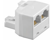 Modular forgrening - 1 x RJ45 (8P8C) han til 2 x RJ45 hun