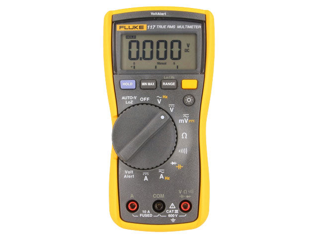 FLUKE 117 - Digital multimeter, CAT III 600V, Sand RMS AC