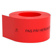Kabelafdæk rød 100x1,8 mm., stærkstrøm - pr. meter