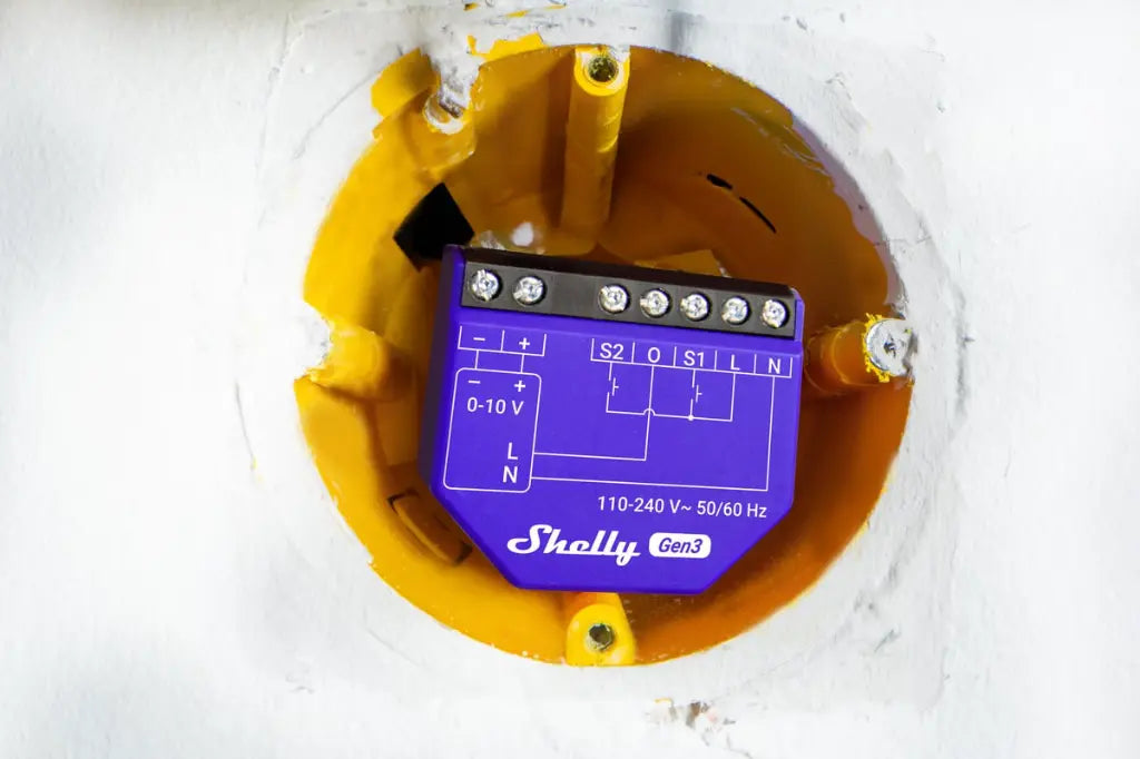 Shelly PM Gen3 Dimmer  0/1-10V styring