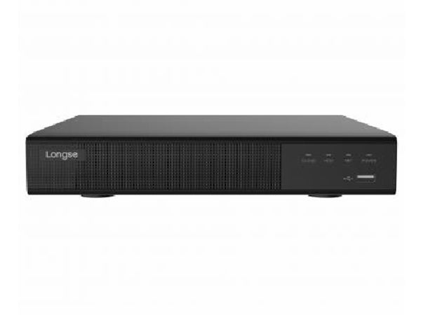 HD NVR netværksvideooptager - 16xIP kam., 8xPoE, 4K 8MP