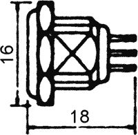 Mini XLR - 3P chassisstik (han)