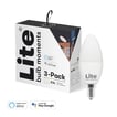 Lite Bulb Moments E14 C35 RGB 2700 - 6500K 4,5W Mælkehvid kertel lyskilde  Wi-Fi  3 pakke