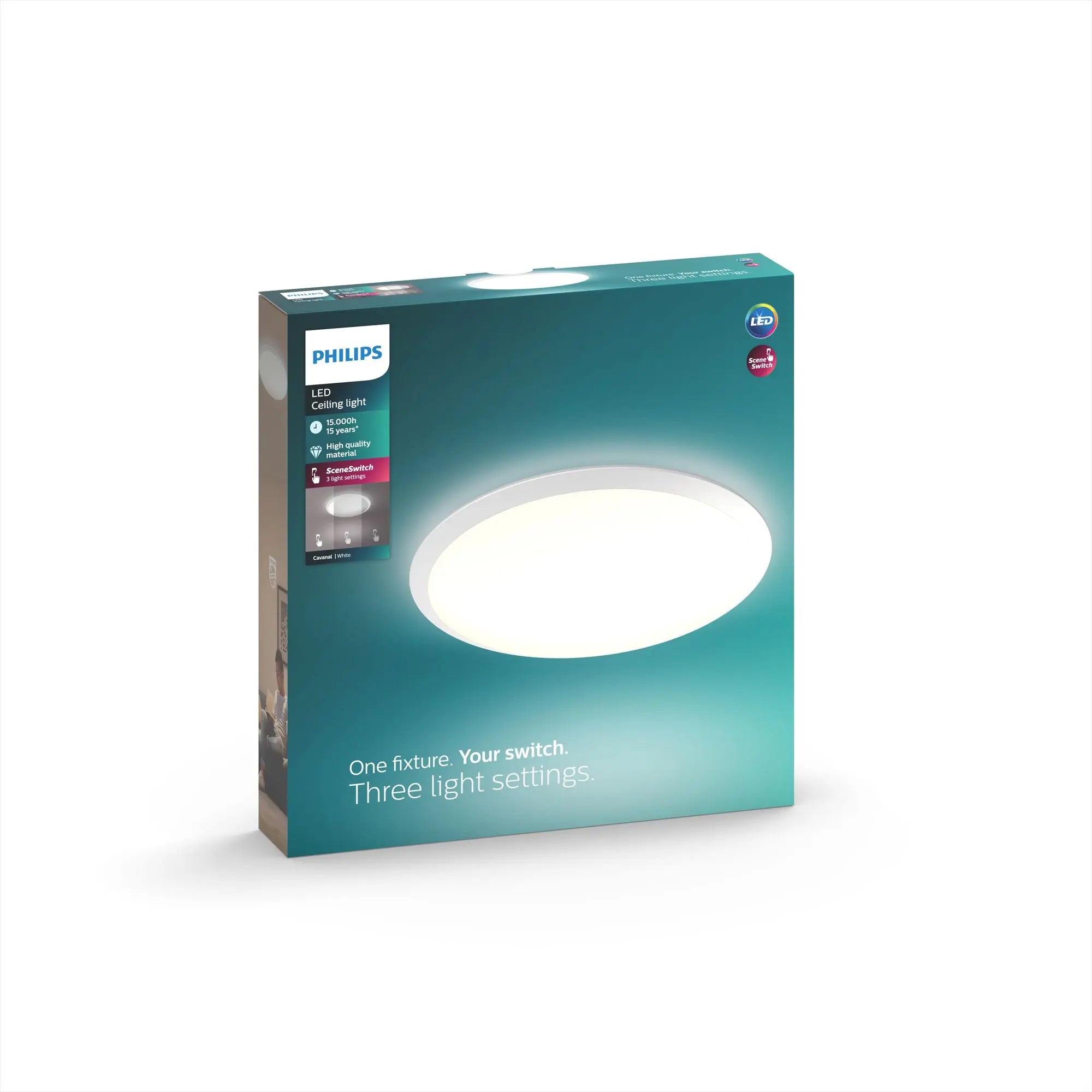 CAVANAL 40K ceiling lamp white   18W 230
