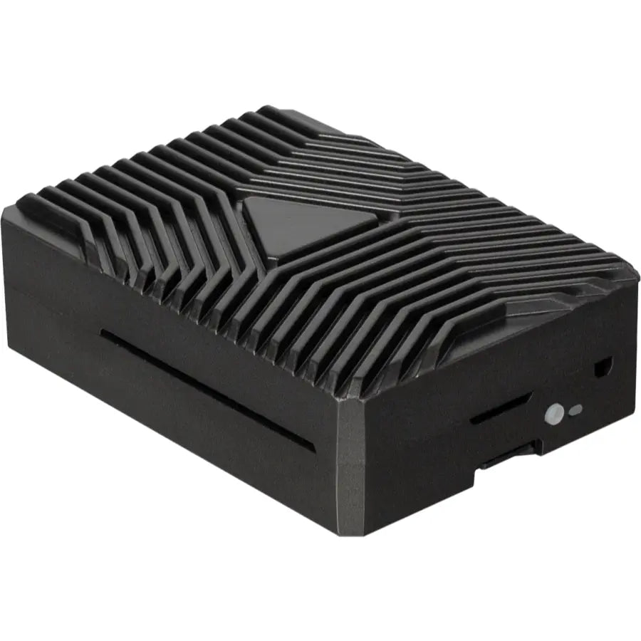 Raspberry Pi 5 Alu. kabinet m. passiv køling, Sort