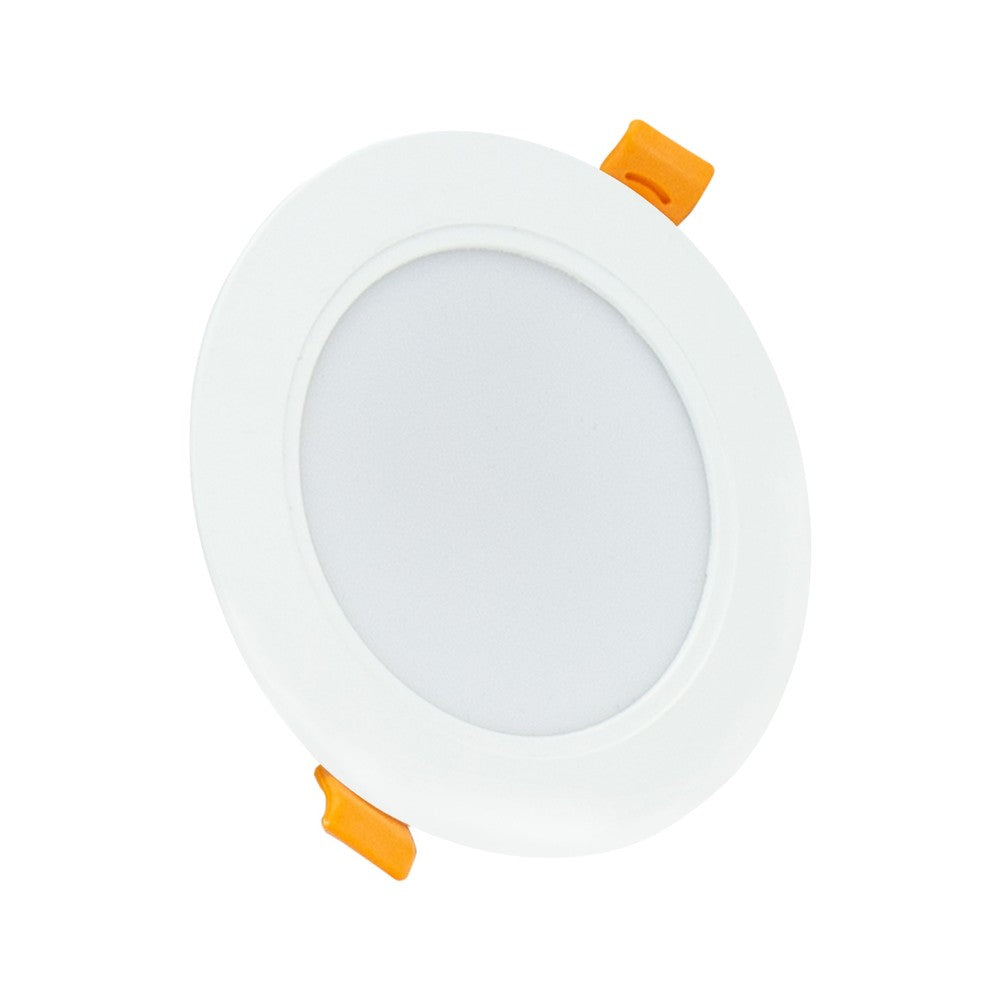Dure 3 Downlight 8W - Varm hvid, 230V, 110°, IP54, IK06, 118x31, Hvid, Rund, Integreret driver