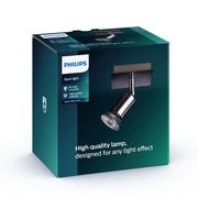CARREA single spot nickel 1x50W 230V