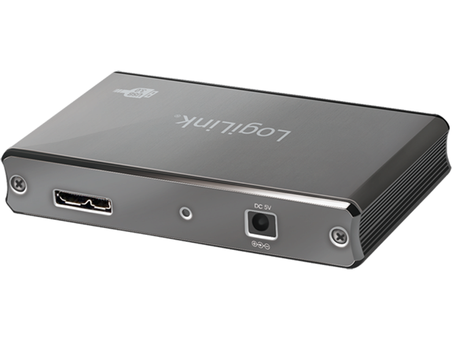 USB 3.0 Hub, 4-port, aluminum, incl. power supply