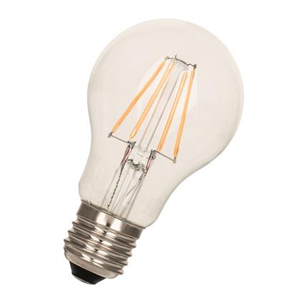 A60 Filament LED pære - 240V 3W klar, E27 sok. (2700K)
