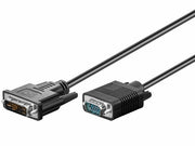 DVI-A/VGA kabel - DVI-A (12+5) han til SVGA han (10m)