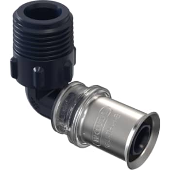 Wavin Tigris K5 overgangsvinkel 16x1/2" med nippel