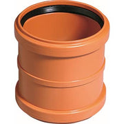 Ostendorf 110 mm PVC-kloakdobbeltmuffe