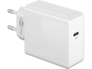 USB-C PD netadapter - 1xUSB-C, 65W/3,25A, Hvid
