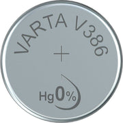 SR43/V386/V12GS Sølvoxid knapcelle - 1,55V / 105mAh (1 stk.)
