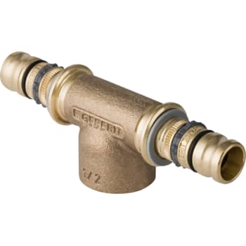 32 mm x 1/2" Pres T-stykke muffe Mepla