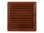 Kvadratisk ventilationsrist - Ø125, 170x170x11,5mm, Brun