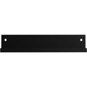 Nichba hylde l-formet 40 cm sort pulverlakeret