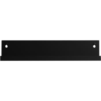 Nichba hylde l-formet 40 cm sort pulverlakeret