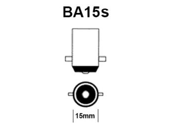 G18 autolampe - 6V / 10W klar, Ba15s sokkel (6814)