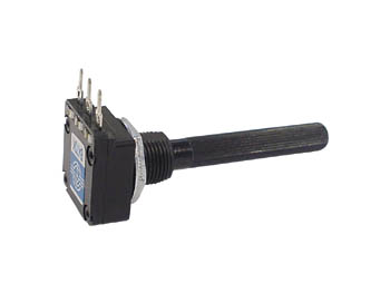 Potmeter - 50kOhm log. plasthus (Ø6mm)