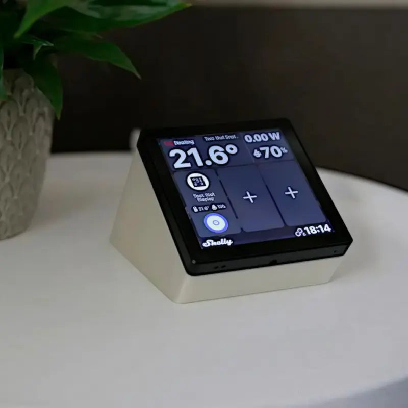 Shelly - Wall Display Bordstander - 35 grader - Hvid