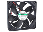 DC blæser - 120x120x25mm 12Vdc / 1,9W Vapo, 2 ledn.