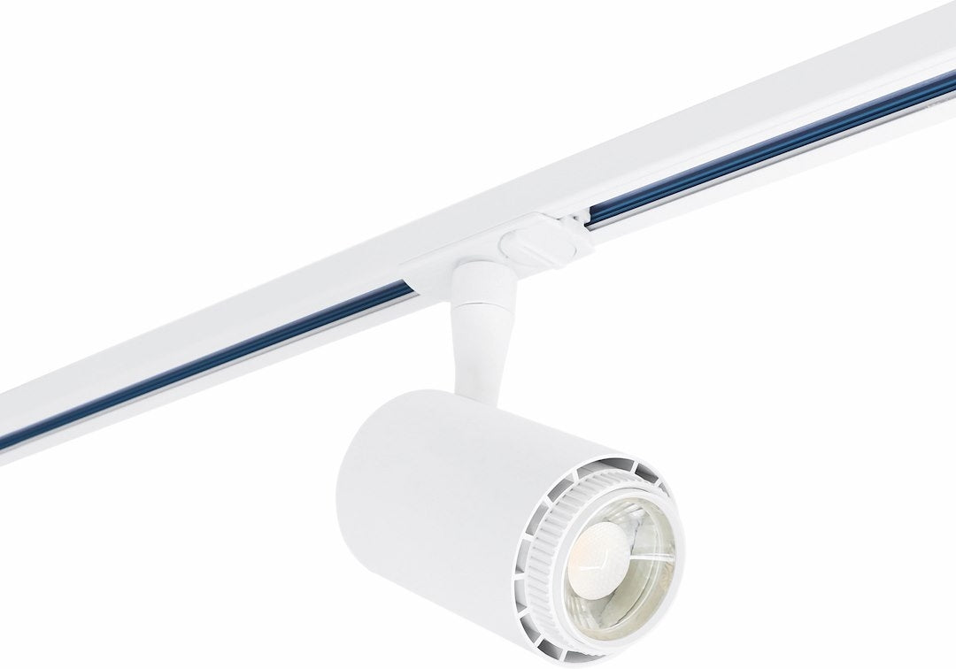 VELO LED TRACK LIGHT, 1-FASET, HVID, 13W, 230V