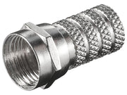 F stik - Twist-on til mini COAX (Ø4,0mm)