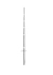 Bertlede mast 8,0 m for nedgravning med boring. Bundrør Ø 114 mm top Ø 60 mm for topmontage