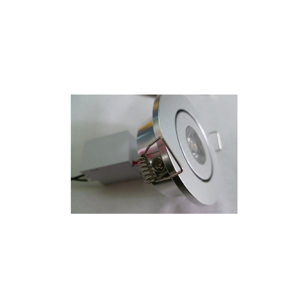 LEDlife 1,5W Indbygningsspot - Ø4,2 cm Hul, Ø5,2 cm Mål, 2,2 cm Høj, Dæmpbar, 12V/24V, Erstatter 15W