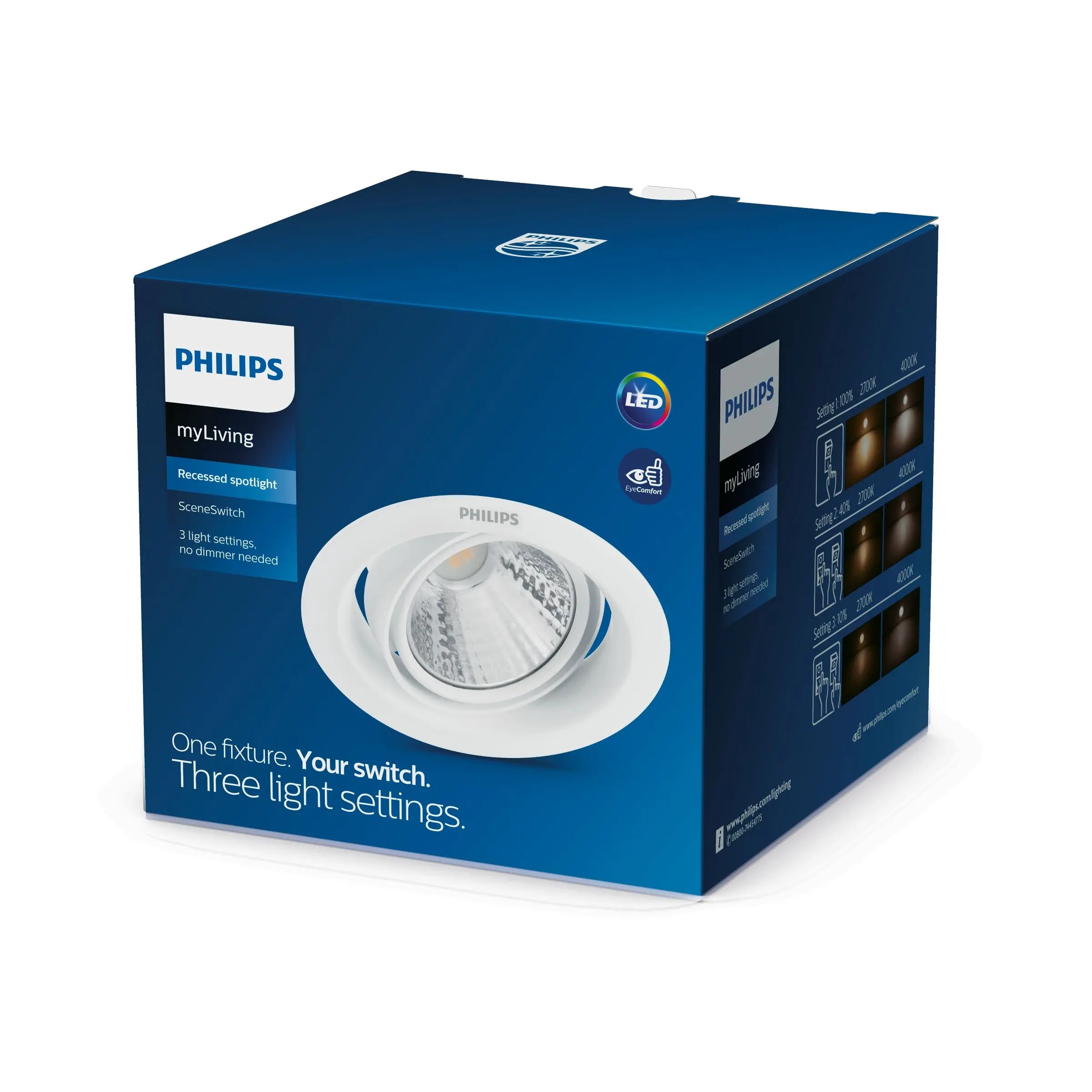 59555POMERON DIM 070 5W 27K EU recessed