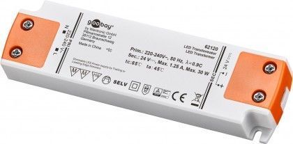 LED strømforsyning - 24Vdc / 30W - IP20, Dæmpbar