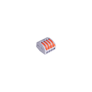 46 stk. Skrueløse samlemuffer - til 2/3/4/5 ledninger, 0,32-2,5mm2, 230V input