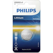 PHILIPS Lithium knapcellebatteri, CR2025, 1 stk.
