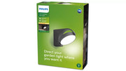 PHILIPS Mimosa væglampe 7W LED 2700K IP44 Antracit