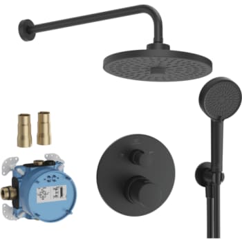 IDEAL STANDARD CERATHERM T100 | INDBYGNINGSSÆT BRUS I SORT
