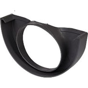 Plastmo endebund 10" med Ø75mm hul,  grafit