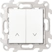 Simon 24 Harmonie jalousi-afbryder 10A hvid