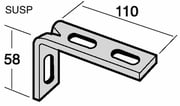 Vinkelophæng susp-g