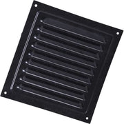 Jalousirist med insektnet 150 x 150 mm, sort MVM