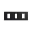 Simon 270 minima ramme 3 modul mat sort