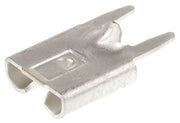Uisoleret spadefatning - 6,3mm hun, Printben (10 stk.)