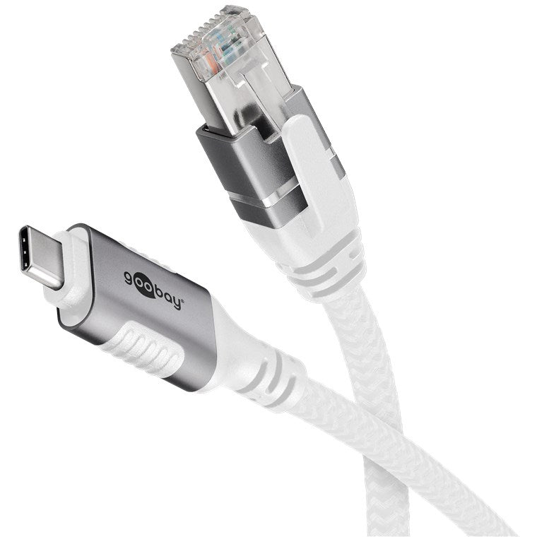 USB-C™ 3.1 til RJ45 netværkskabel, Hvid (5m)