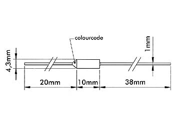 Termisk sikring - 133°C, 250V / 10A