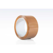 Roliba pakketape, pvc, brun, 33 my, 50 mm x 66 m