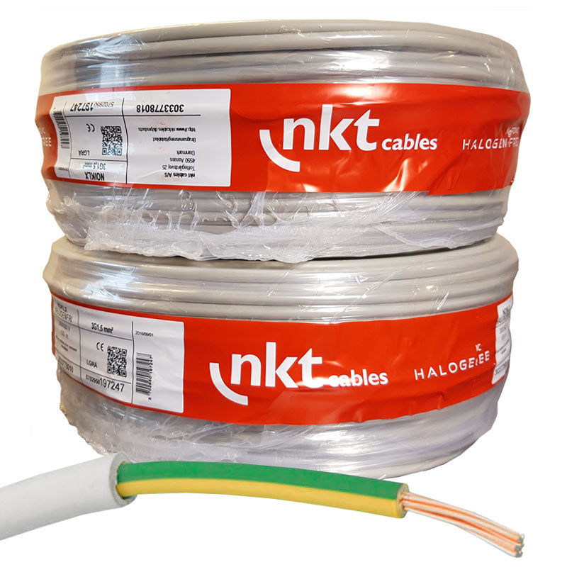 NKT installationskabel 1x2,5mm² NOIKLX - 100 meter